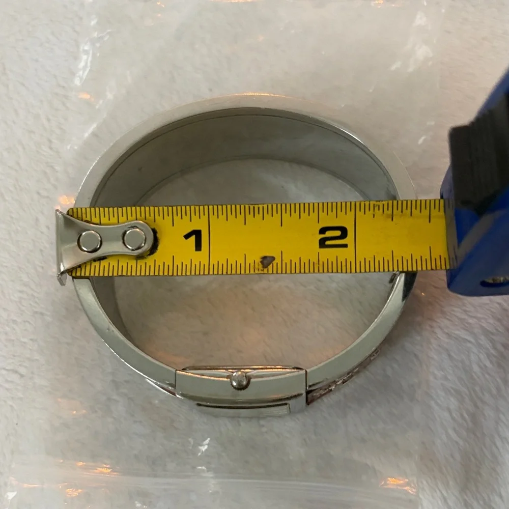 Michael Kors Silver and Brown Leather Watch - Picture 8 of 8